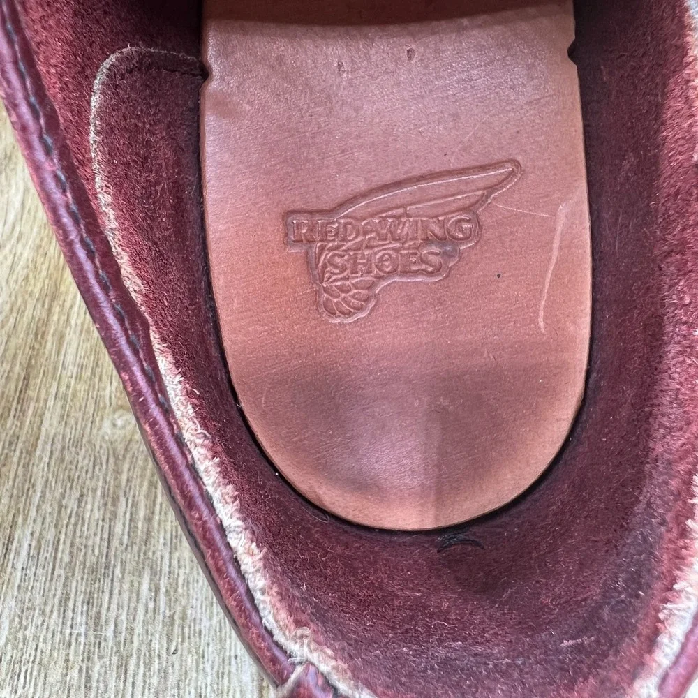 Red Wing Postman Oxford Men's Size 7 Oxblood Burgundy Leather‎ Derby Shoes 3117